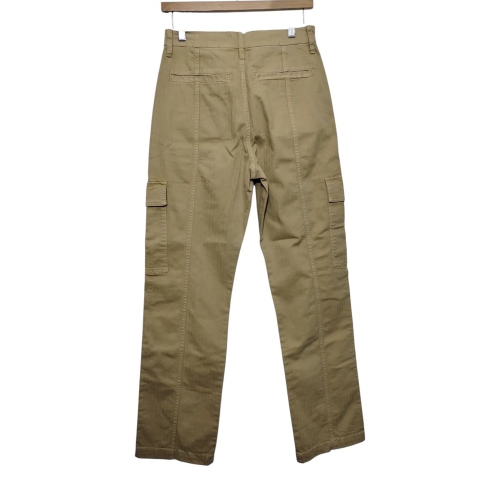 Madewell The Curvy Garment Dyed 90s Straight Cargo Pants Womens 27 Tan Boho - Picture 6 of 7